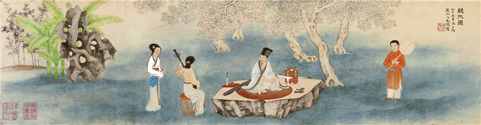 清 刘彦冲 纸本 20.7x78.1 北京故宫