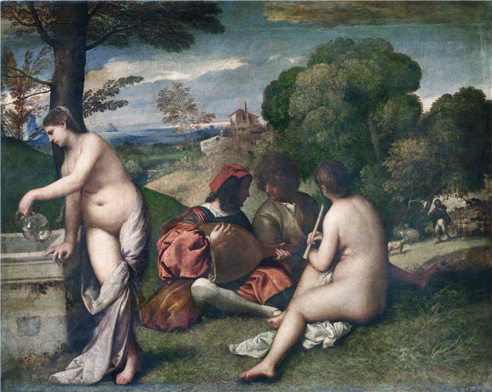 提香（Titian） -《尚佩特音乐会》作品高清下载