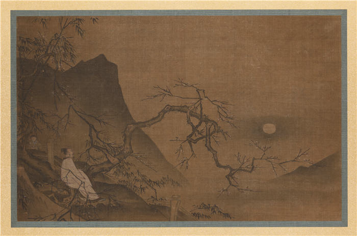 马远 《林和靖图》高清作品 24.5×38.6