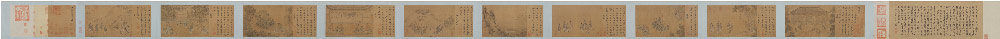 南宋 马和之 《周颂清庙之什图》(二版全卷) 绢本高清作品 790x35