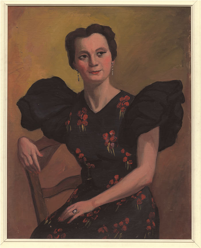 潘玉良+《妇人肖像》高清作品