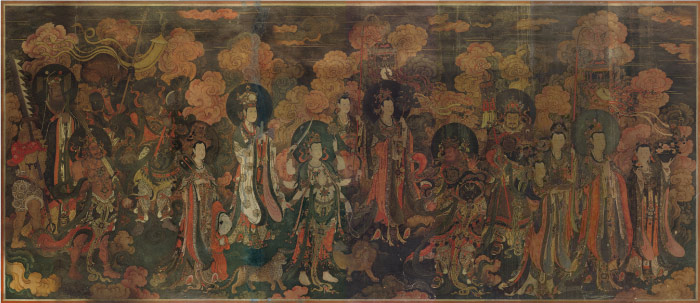 法海寺壁画-《帝释梵天西》高清作品