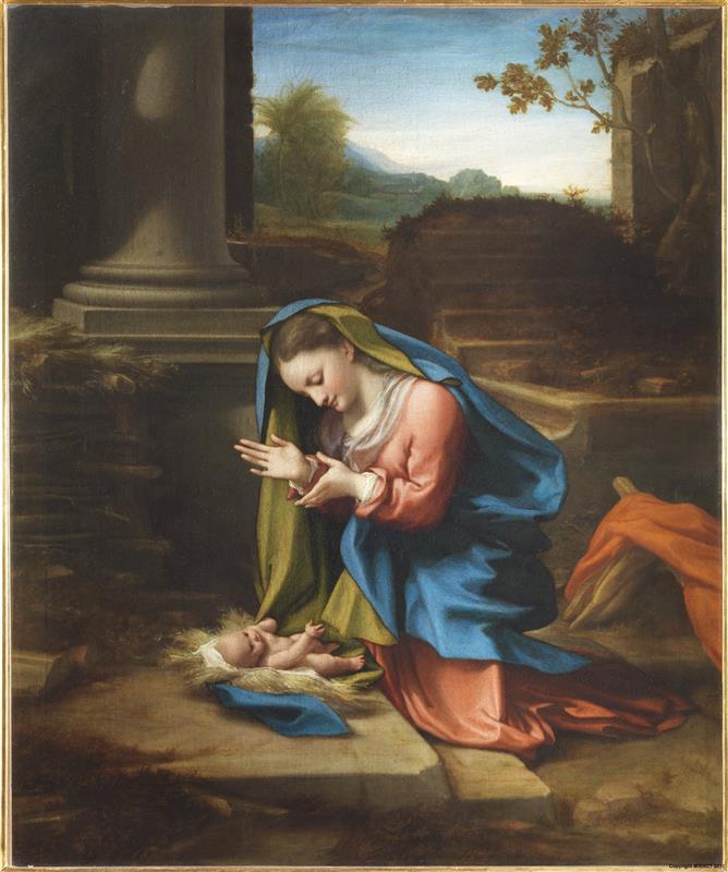 科雷焦（Correggio）作品-对孩子的崇拜