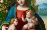 科雷焦（Correggio）作品-麦当娜和孩子 1