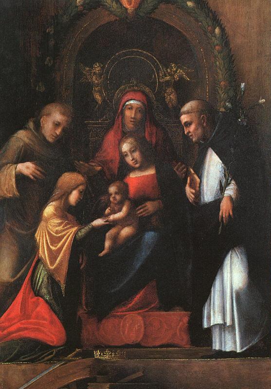 科雷焦（Correggio）作品-圣凯瑟琳的神秘婚姻