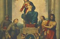 科雷焦（Correggio）作品-麦当娜和圣弗朗西斯的孩子