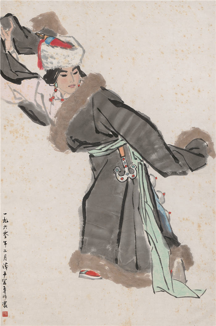 叶浅予-藏族舞高清作品