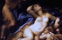 科雷焦（Correggio）作品-维纳斯、色狼和丘比特