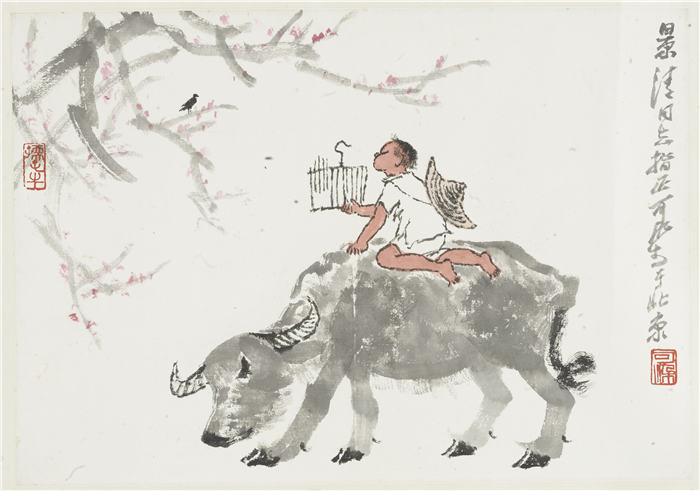 李可染 《牛》高清作品 54×38