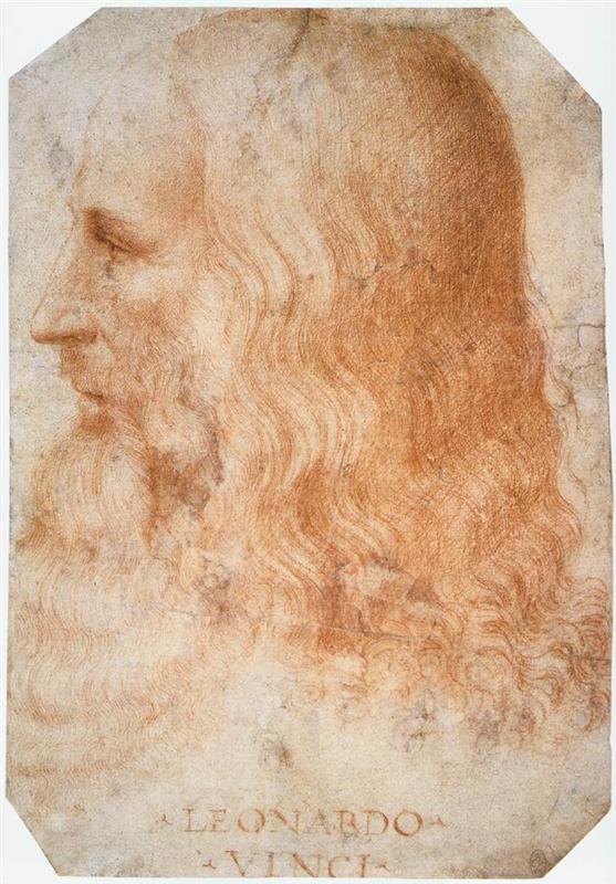 弗朗切斯科·梅尔齐（Francesco Melzi）作品-达芬奇肖像