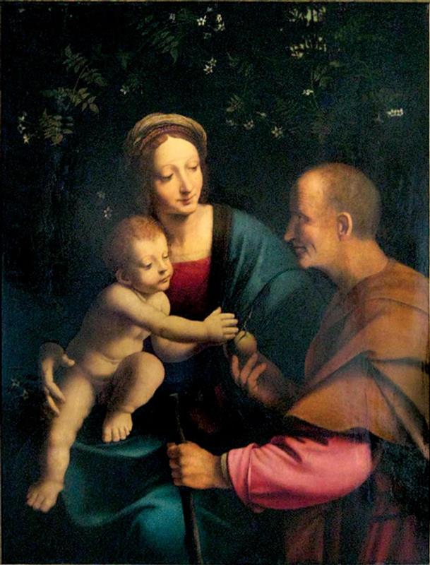 弗朗切斯科·梅尔齐（Francesco Melzi）作品-神圣家族