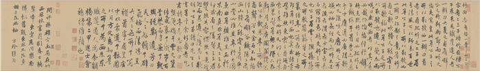 元 杨维帧 《竹西草堂记题卷》纸本 27.4x81.2