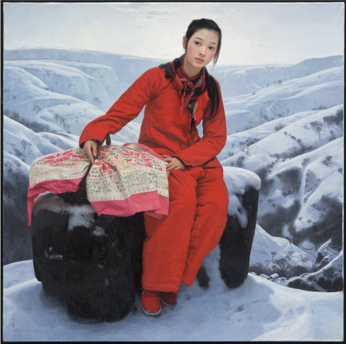 王沂东 《小歇》油画高清作品