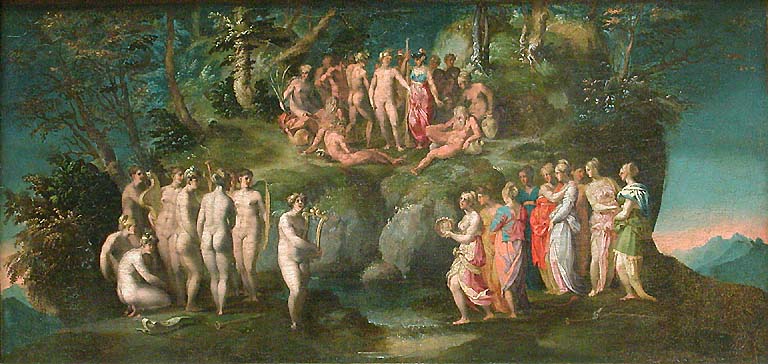 乔瓦尼·巴蒂斯塔·迪·雅各布（Giovanni Battista di Jacopo）作品-皮耶利德的挑战