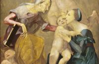 乔瓦尼·巴蒂斯塔·迪·雅各布（Giovanni Battista di Jacopo）作品-神圣家族