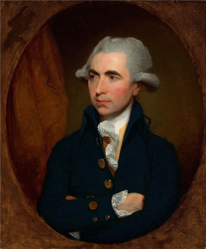 吉尔伯特·斯图尔特（Gilbert Stuart，美国画家）高清作品-卢克·怀特 约1787年