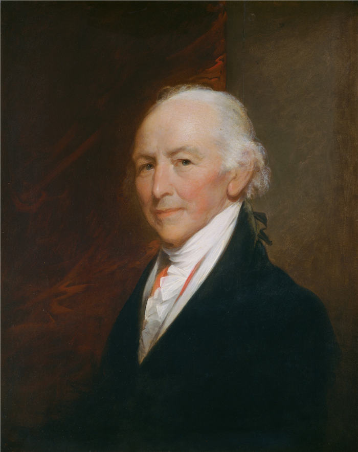 吉尔伯特·斯图尔特（Gilbert Stuart，美国画家）高清作品-塞缪尔·艾伦·奥蒂斯，1811-1813