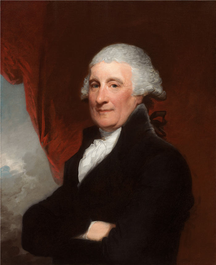 吉尔伯特·斯图尔特（Gilbert Stuart，美国画家）高清作品-罗伯特·利斯顿，1800