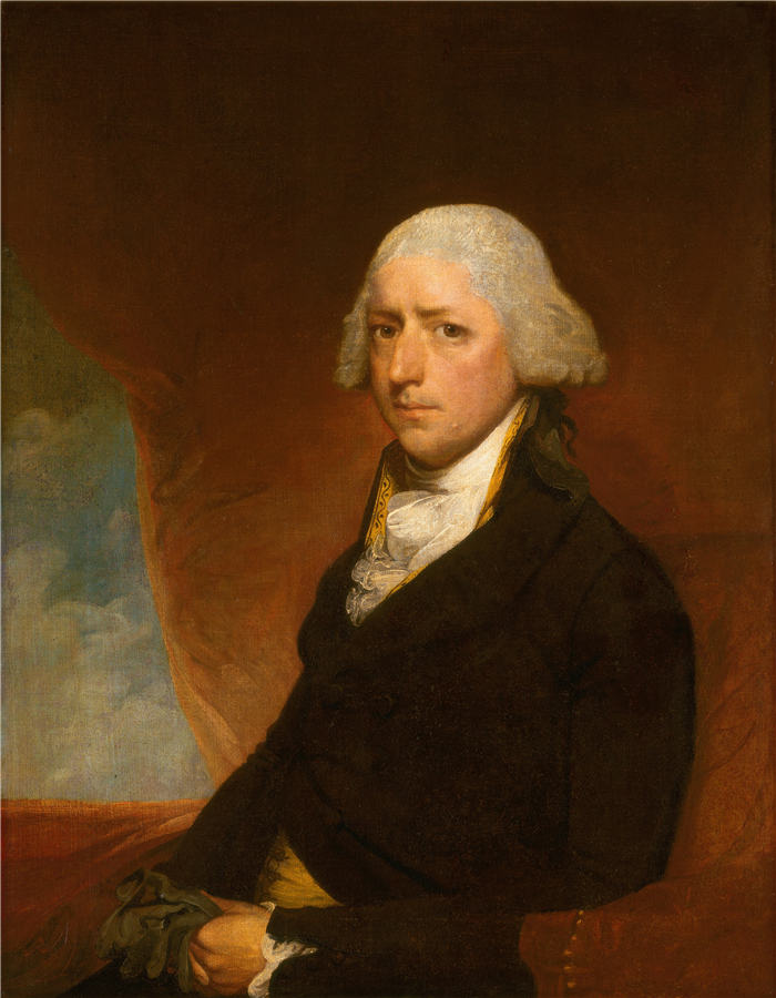 吉尔伯特·斯图尔特（Gilbert Stuart，美国画家）高清作品-约翰·阿什，约1793-1794