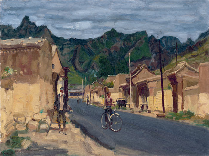 杨飞云 《山脚小村》高清作品