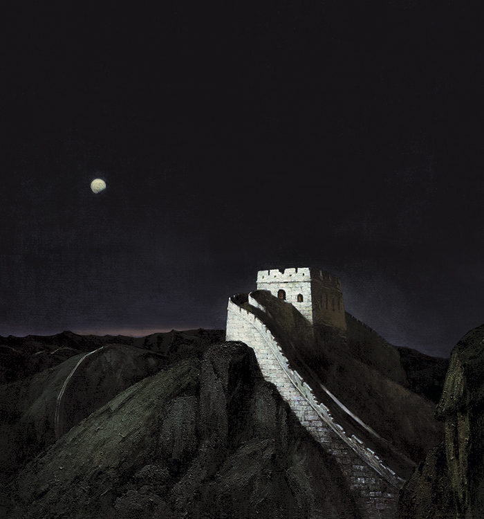 张祖英油画高清作品《岁月》 