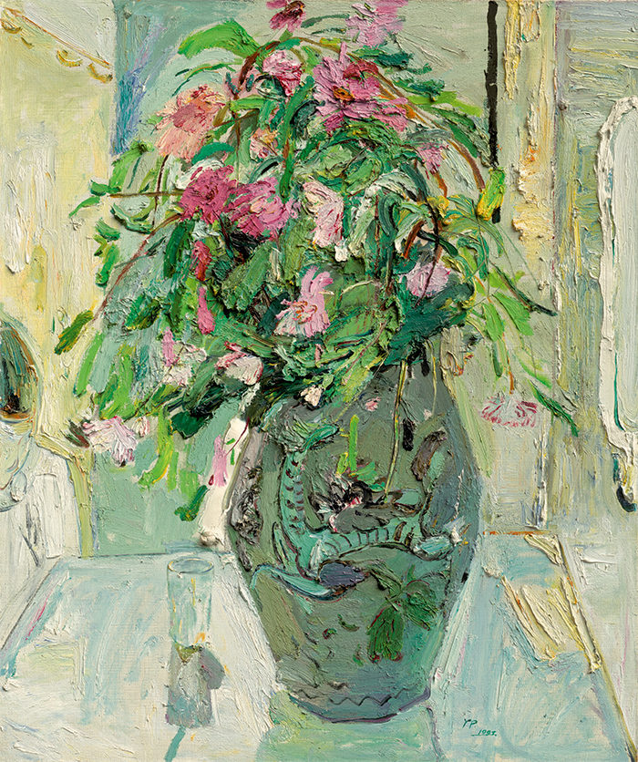 赵友萍油画高清作品《花开的季节》 100x119