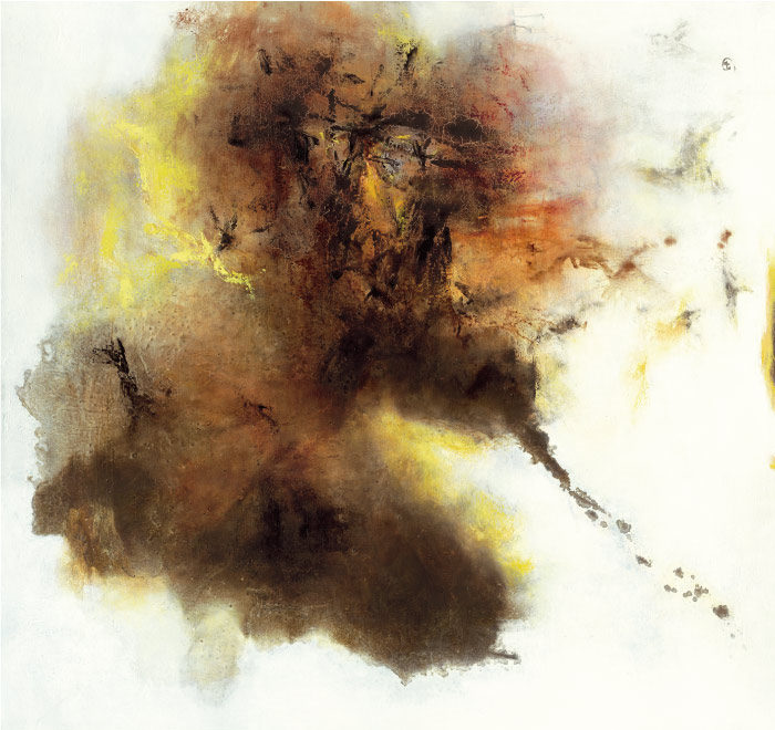 赵无极油画高清作品  2009－1