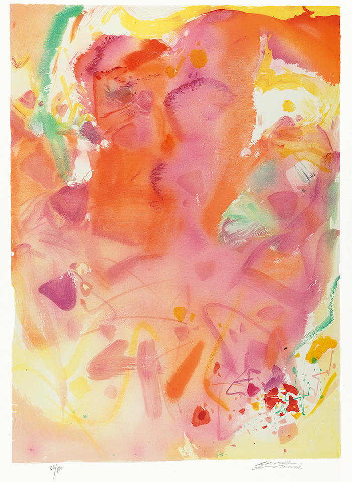 朱德群油画高清作品《瞬间的喜悦》