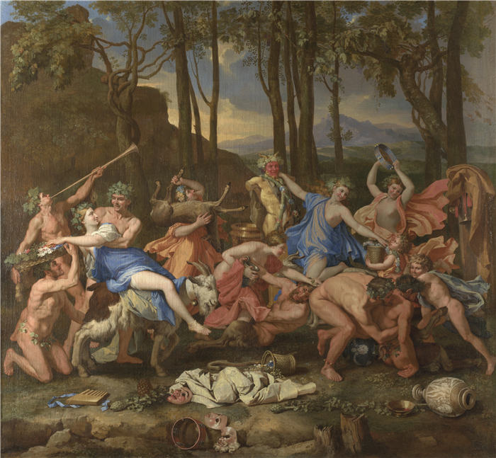 尼古拉斯·普桑（Nicolas Poussin，法国画家）高清作品 （19）牧羊神的胜利 The Triumph of Pan
