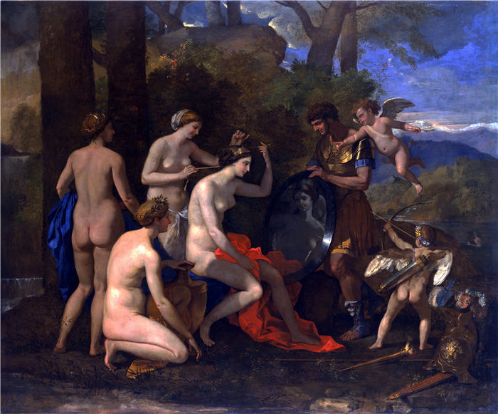 尼古拉斯·普桑（Nicolas Poussin，法国画家）高清作品 （8）维纳斯和马尔斯