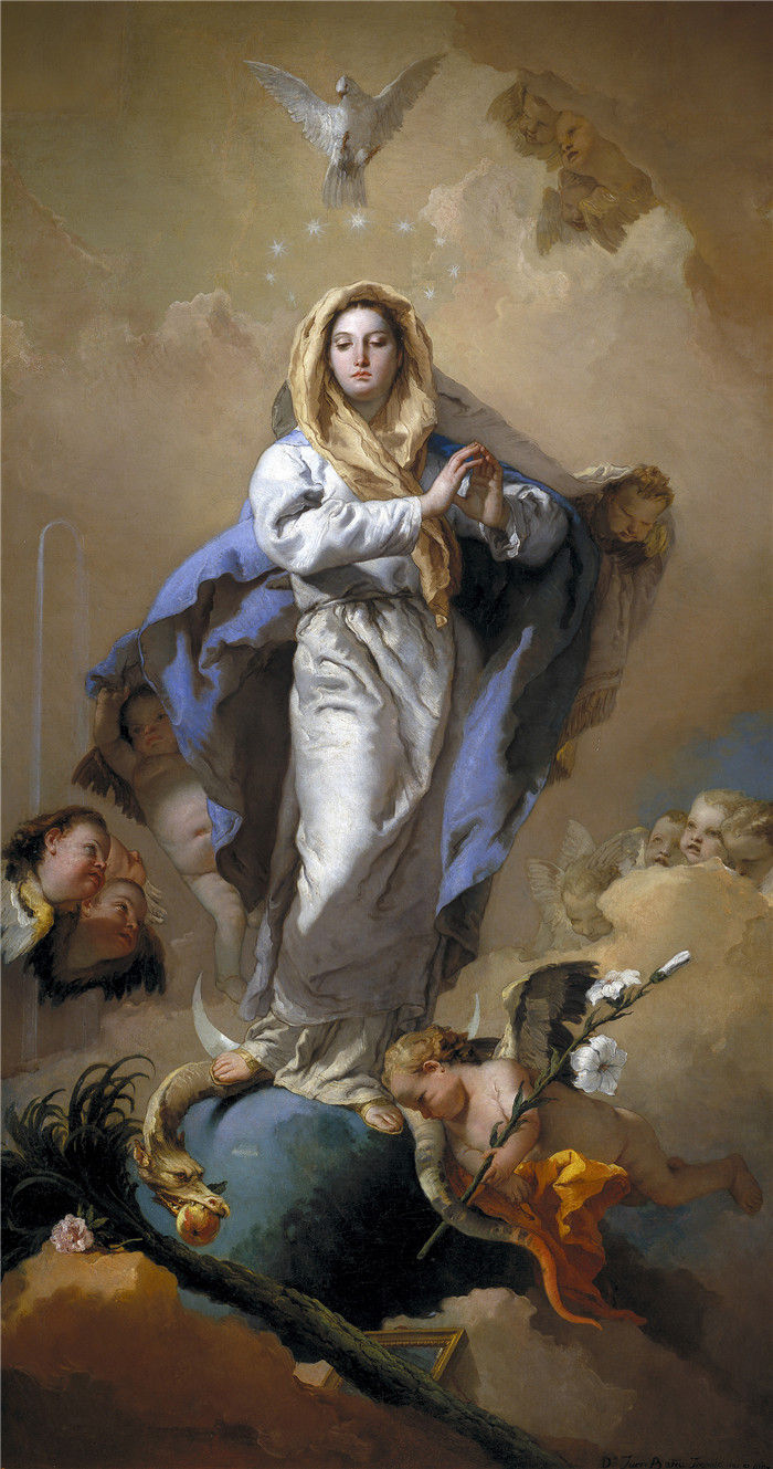 乔瓦尼·巴蒂斯塔·提埃波罗,Tiepolo, Giambattista - The Immaculate Conception, 1767-69