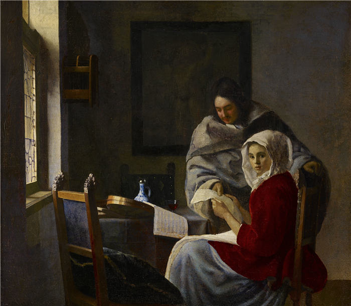 约翰内斯·维米尔（Johannes Vermeer）高清油画_01