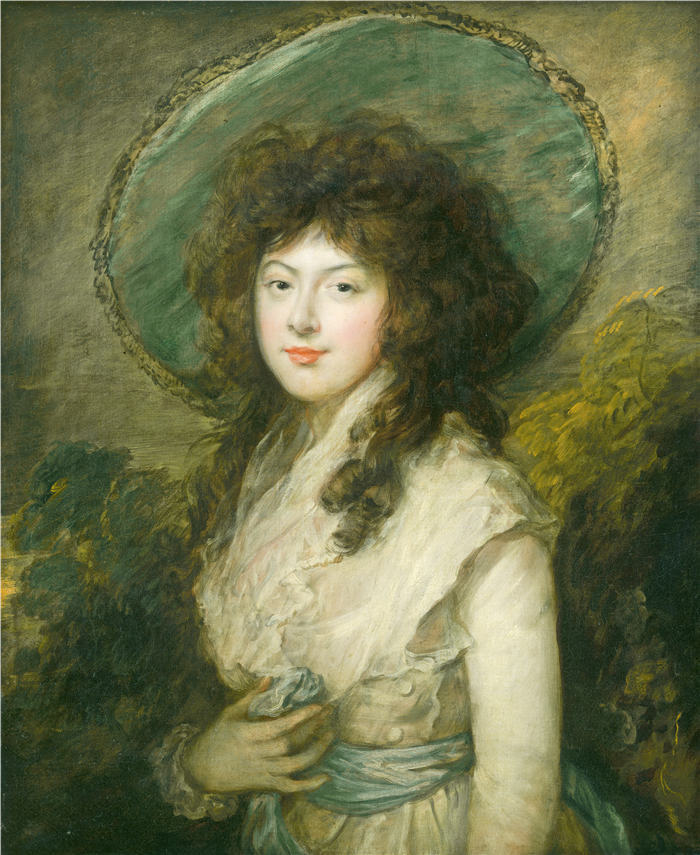 托马斯·庚斯博罗（Thomas Gainsborough）高清作品-凯瑟琳·塔顿小姐，1786年