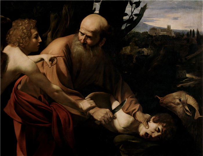 卡拉瓦乔（Caravaggio，意大利画家）-Sacrifice of Isaa