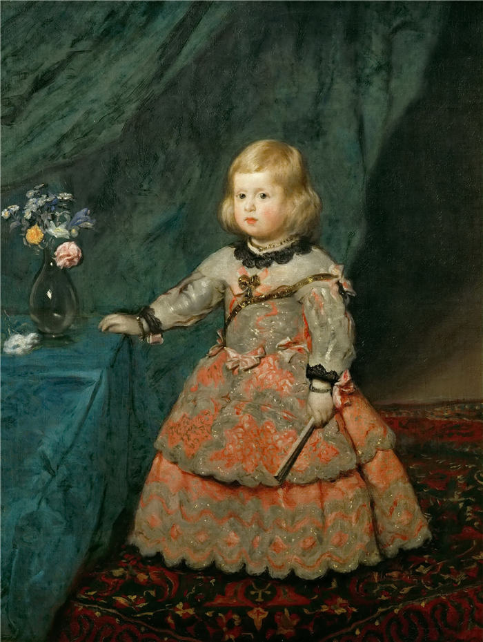 迭戈·委拉斯开兹 (Diego Velázquez)作品《穿粉红礼服的特丽莎公主》049