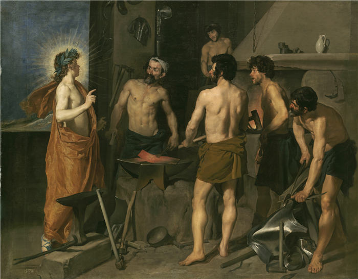 迭戈·委拉斯开兹 (Diego Velázquez)作品《伐尔肯的熔炉》061