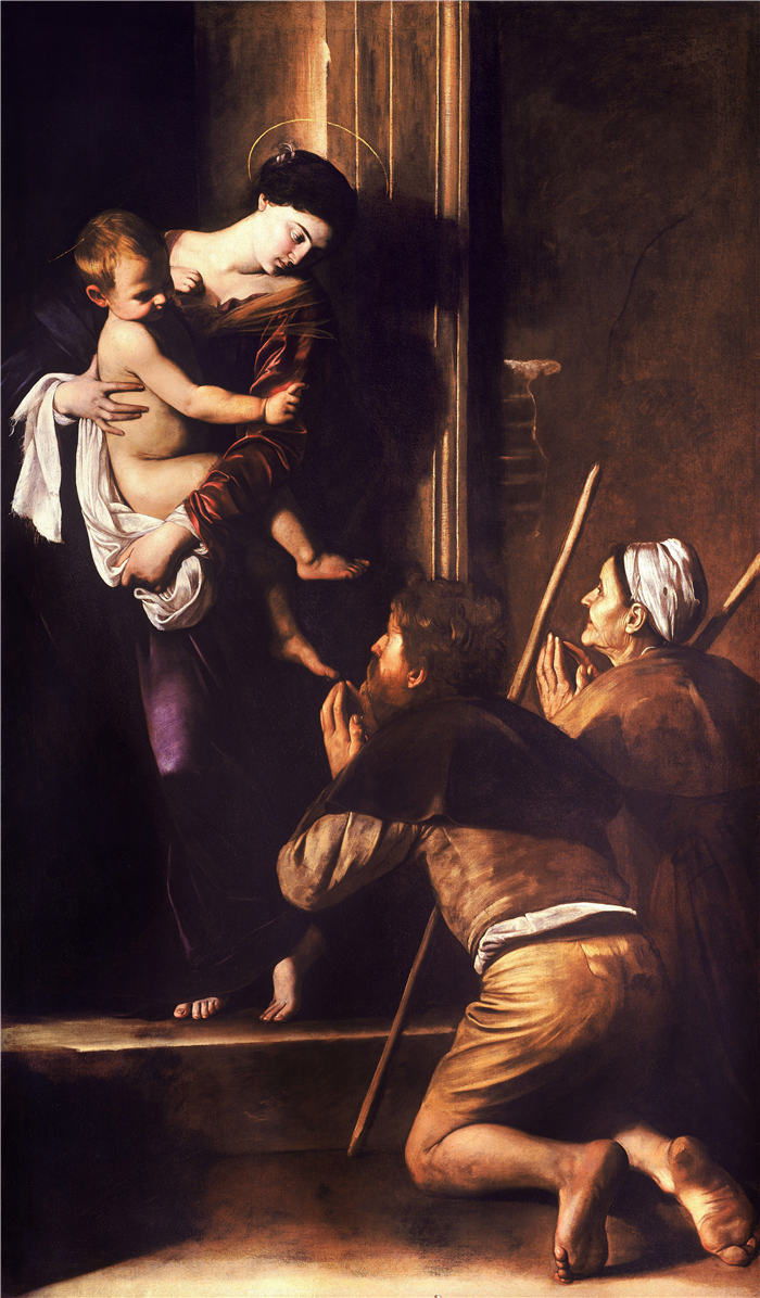 卡拉瓦乔（Caravaggio，意大利画家）-Madonna_di_Loreto-Caravaggio_(c.1604-6)