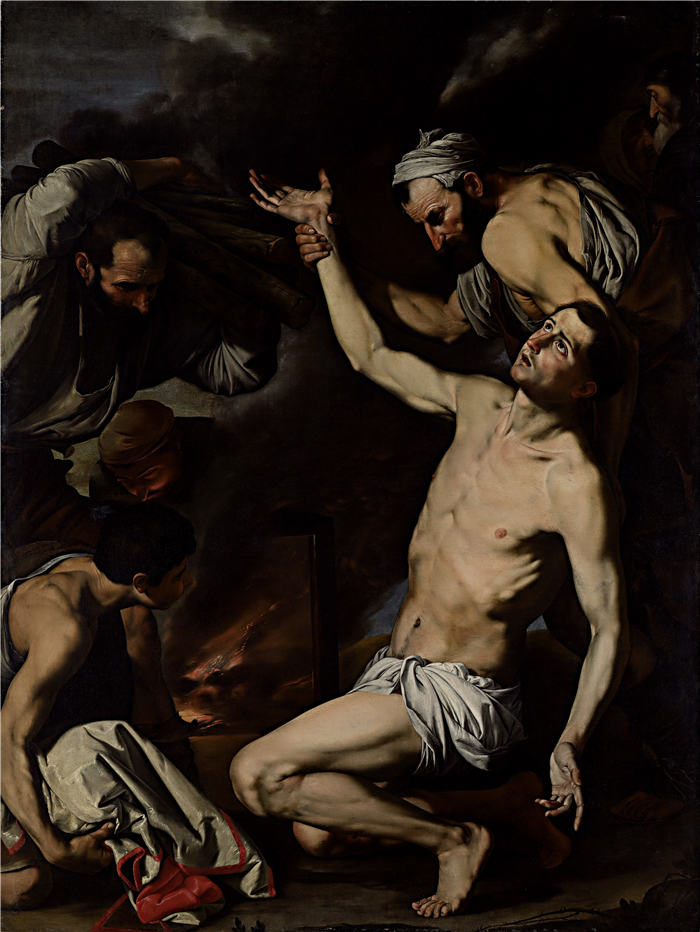 卡拉瓦乔(Caravaggio,意大利画家)-Jusepe de Ribera Martyrdom of St Lawrence