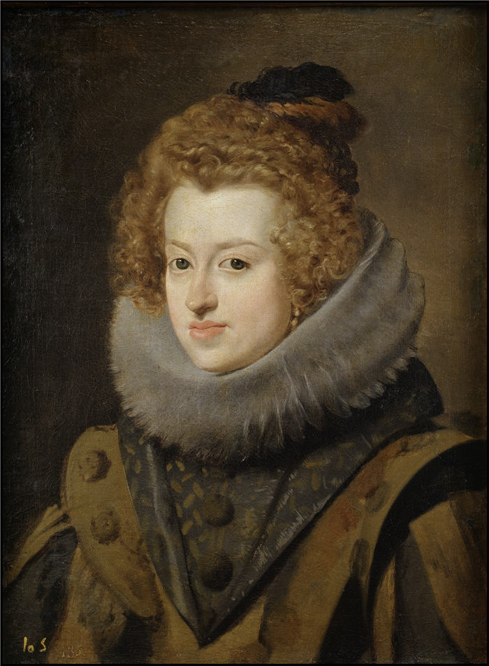 迭戈·委拉斯开兹 (Diego Velázquez)作品《奥地利玛利亚女王》070