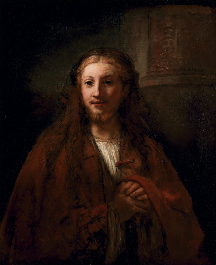 伦勃朗·范·瑞恩 (Rembrandt van Rijn，荷兰 ) 作品 -中年半身像 041