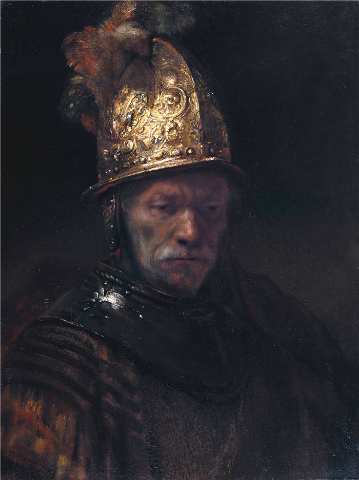 伦勃朗·范·瑞恩 (Rembrandt van Rijn，荷兰 ) 作品《马丁将军肖像》023