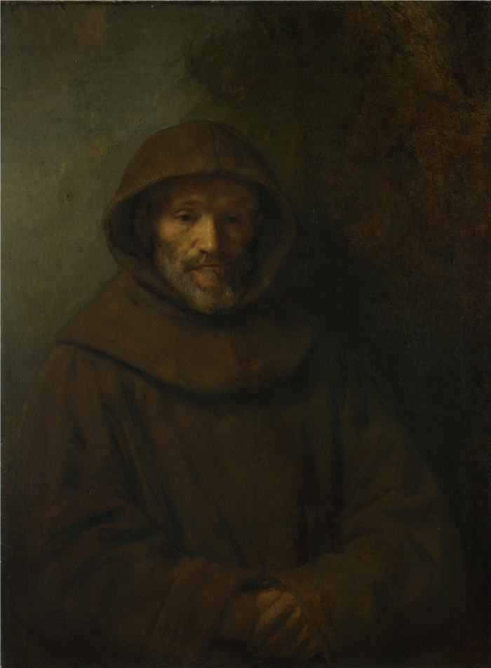 伦勃朗·范·瑞恩 (Rembrandt van Rijn，荷兰 )作品《修道士》034