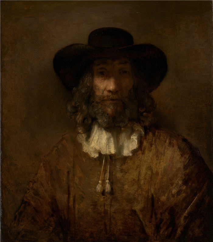 伦勃朗·范·瑞恩 (Rembrandt van Rijn,荷兰 ) 作品-Portrait of a man 064