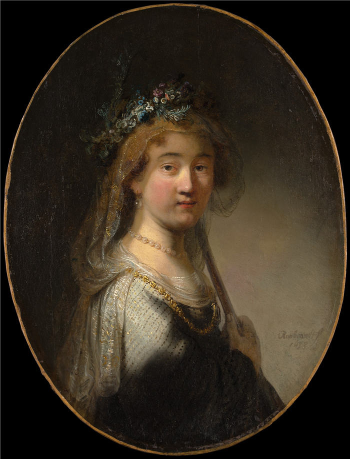 伦勃朗·范·瑞恩 (Rembrandt van Rijn，荷兰 ) 作品 -《年轻的女孩》036