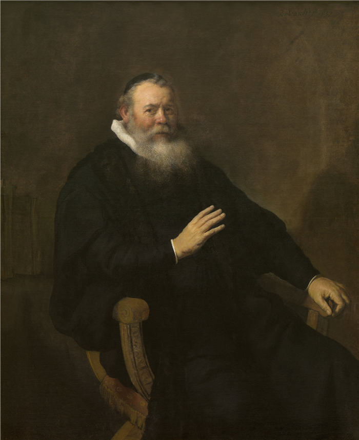 伦勃朗·范·瑞恩 (Rembrandt van Rijn，荷兰 ) 作品- 坐着的传教士 149