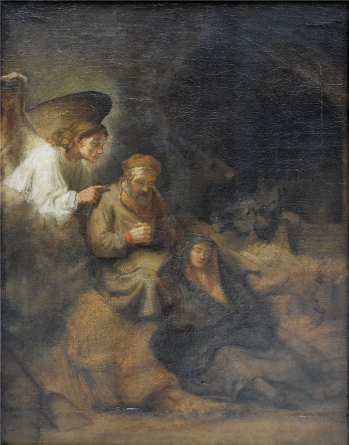 伦勃朗·范·瑞恩 (Rembrandt van Rijn，荷兰 ) 作品-圣约瑟夫的梦 130