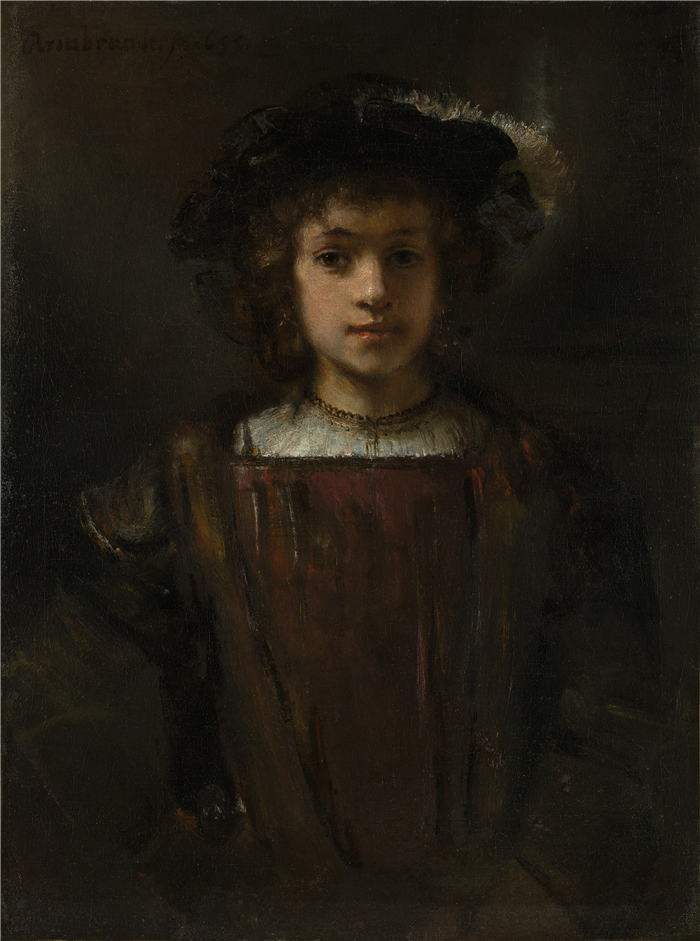 伦勃朗·范·瑞恩 (Rembrandt van Rijn，荷兰 ) 作品- 伦勃朗的儿子提图斯油画 104