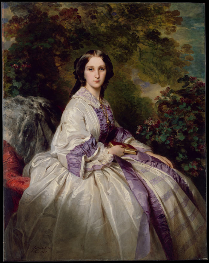 弗朗茨·哈维尔·温特豪德（Franz Xaver Winterhalter，德国）亚历山大·尼古拉耶维奇·拉姆斯多夫伯爵夫人