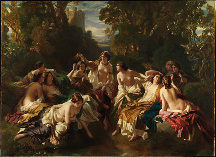 弗朗兹·萨维尔·温特豪德(Franz Xaver Winterhalter,德国)-弗洛琳达