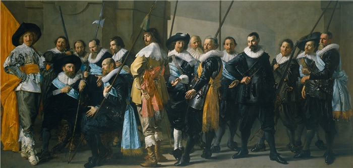弗兰斯·哈尔斯（Frans Hals，荷兰）高清作品-《company of captain reinier reael, known as the meagre company》29